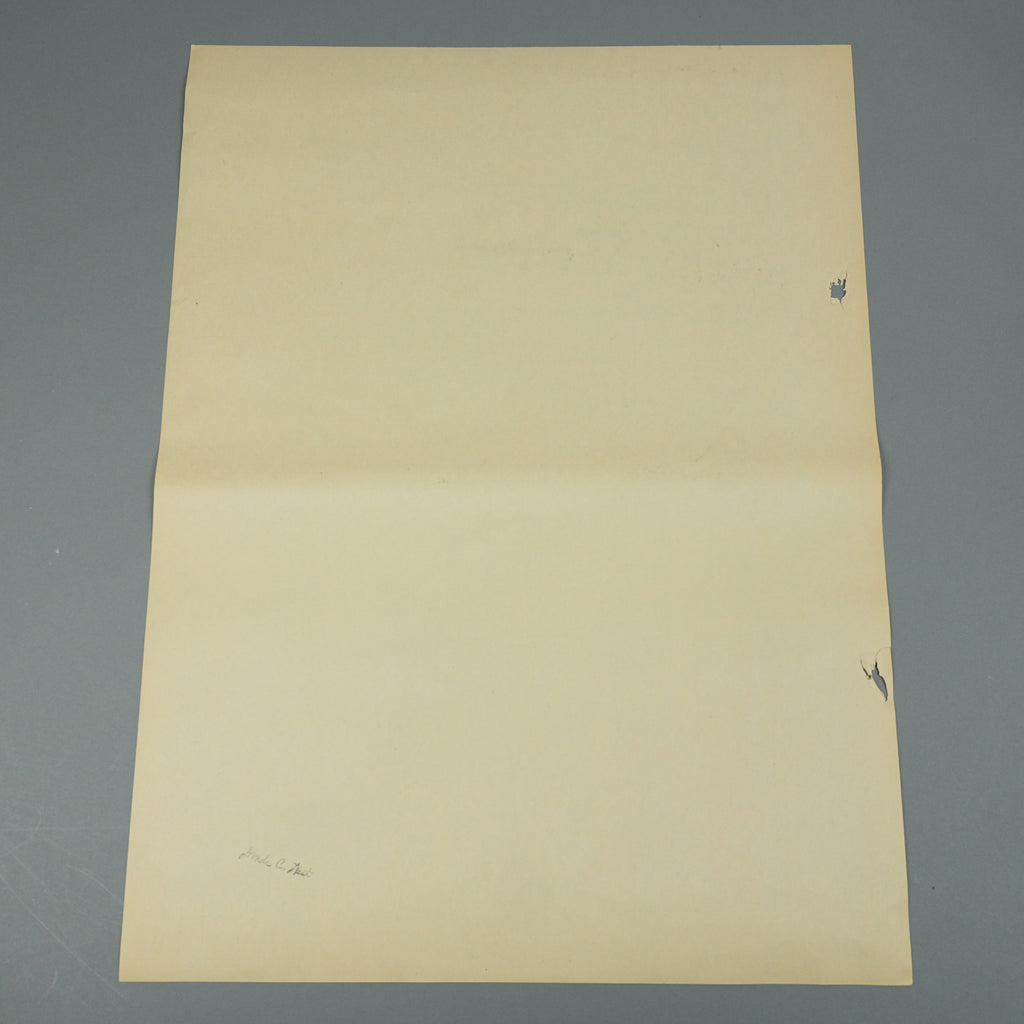 Kanye West - Handwritten "Ill Psycho Scientist" Large Lyric Sheet [JSA]