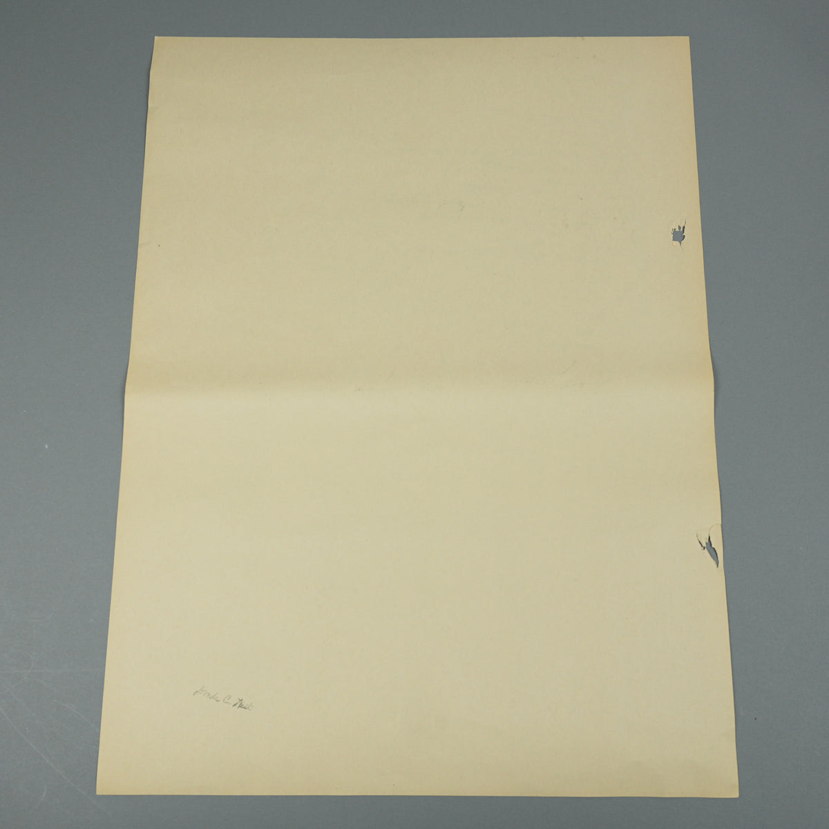 Kanye West - Handwritten "Ill Psycho Scientist" Large Lyric Sheet [JSA]