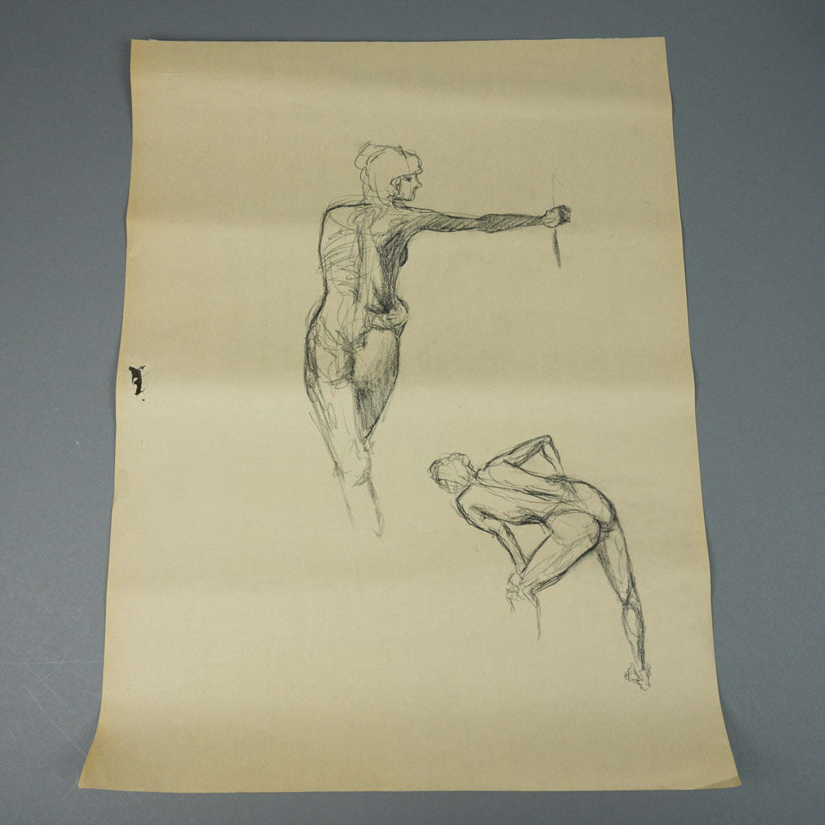 Kanye West - Original 18"x24" Dual Figure "Exercise Poses" Artwork
