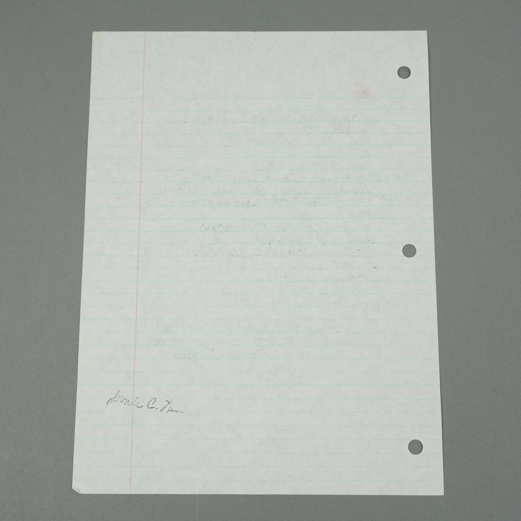 Kanye West - Handwritten "Kanye Keep It Real" Lyric Sheet [JSA]