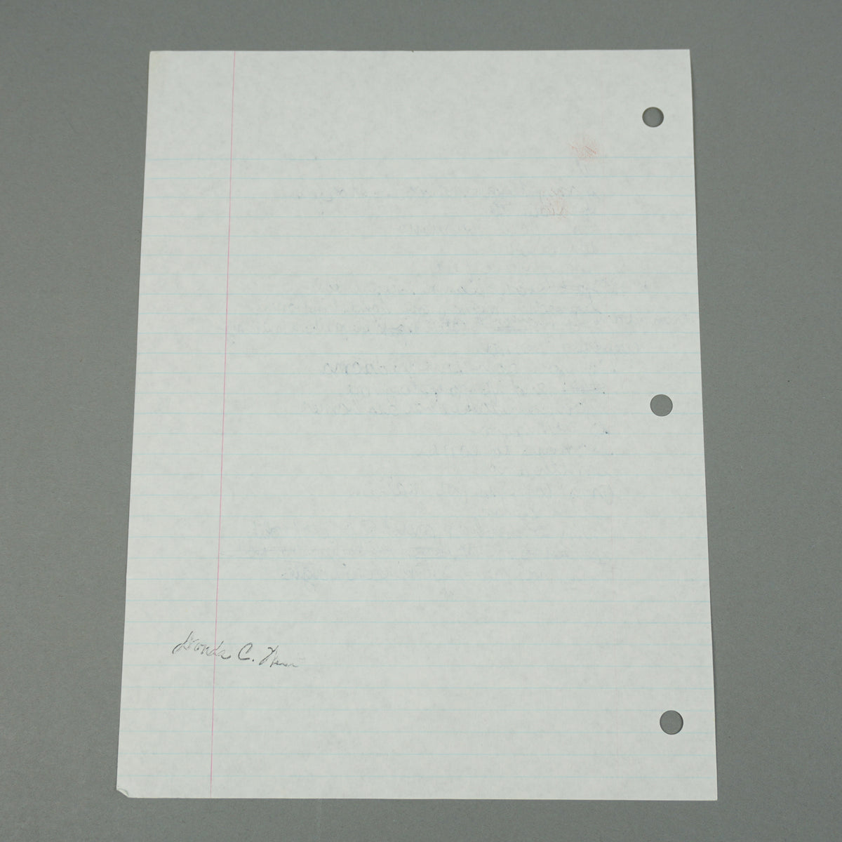 Kanye West - Handwritten "Kanye Keep It Real" Lyric Sheet [JSA]