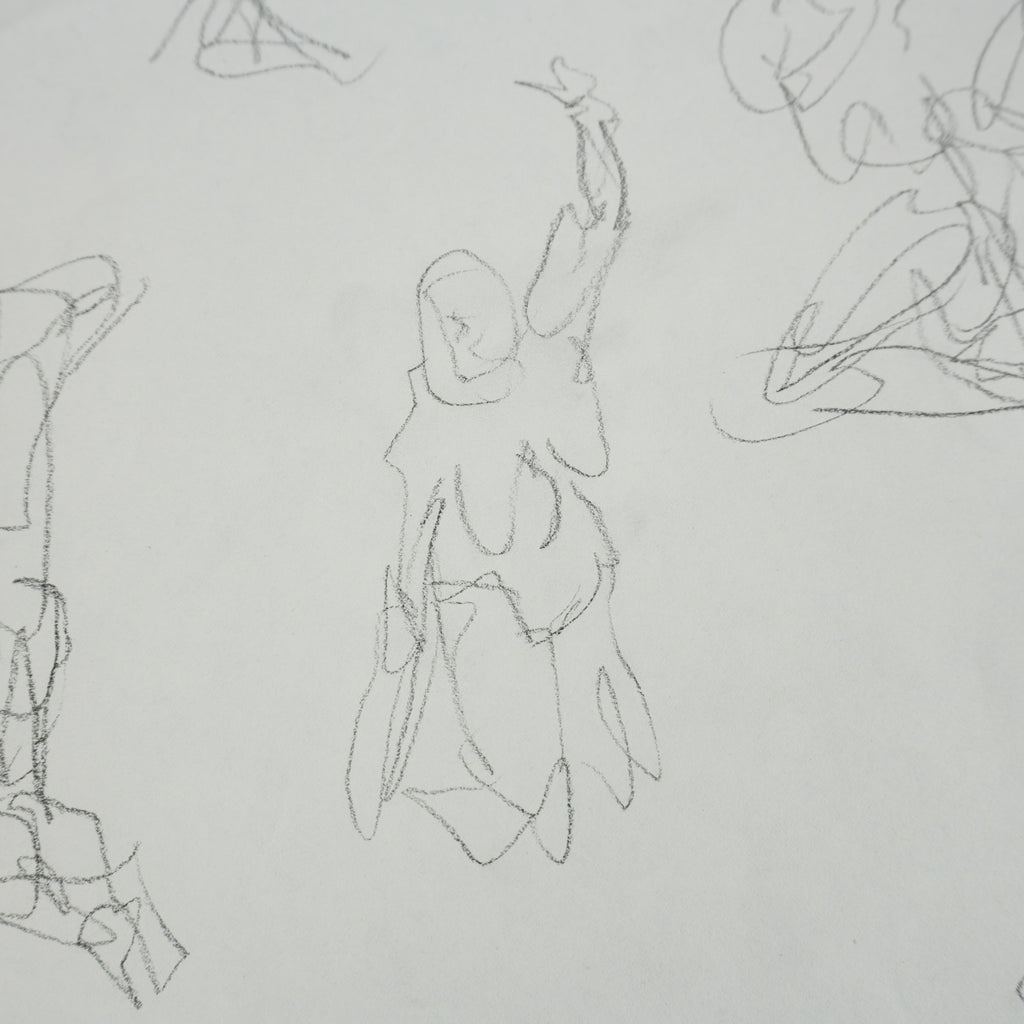 Kanye West - Original 18"x24" Gesture Studies Artwork