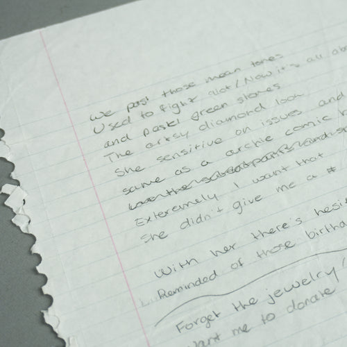 Drake - Handwritten “Jack Johnson Girl” Mixtape Era Lyric Sheet [BECKETT]