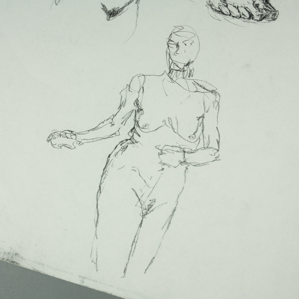 Kanye West - Original 18"x24" Figure & Anatomy Study Artwork