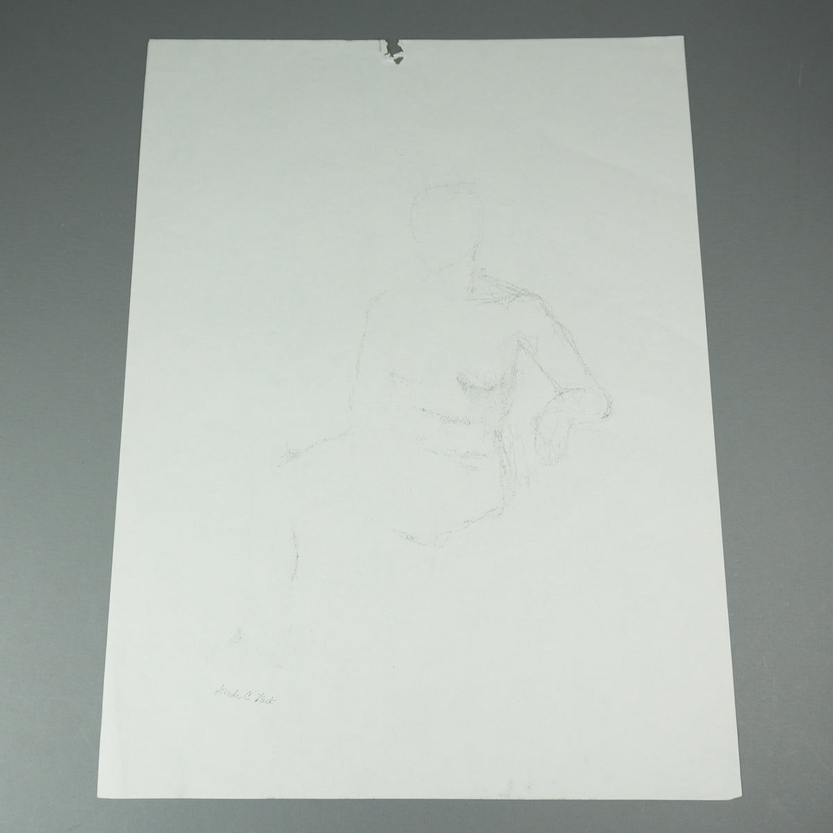 Kanye West - Original 18"x24" Figure & Anatomy Study Artwork