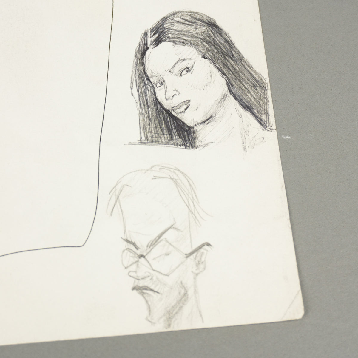 Kanye West - Original 9"x12" Handwritten Art Studies & Doodles Sheet [JSA]