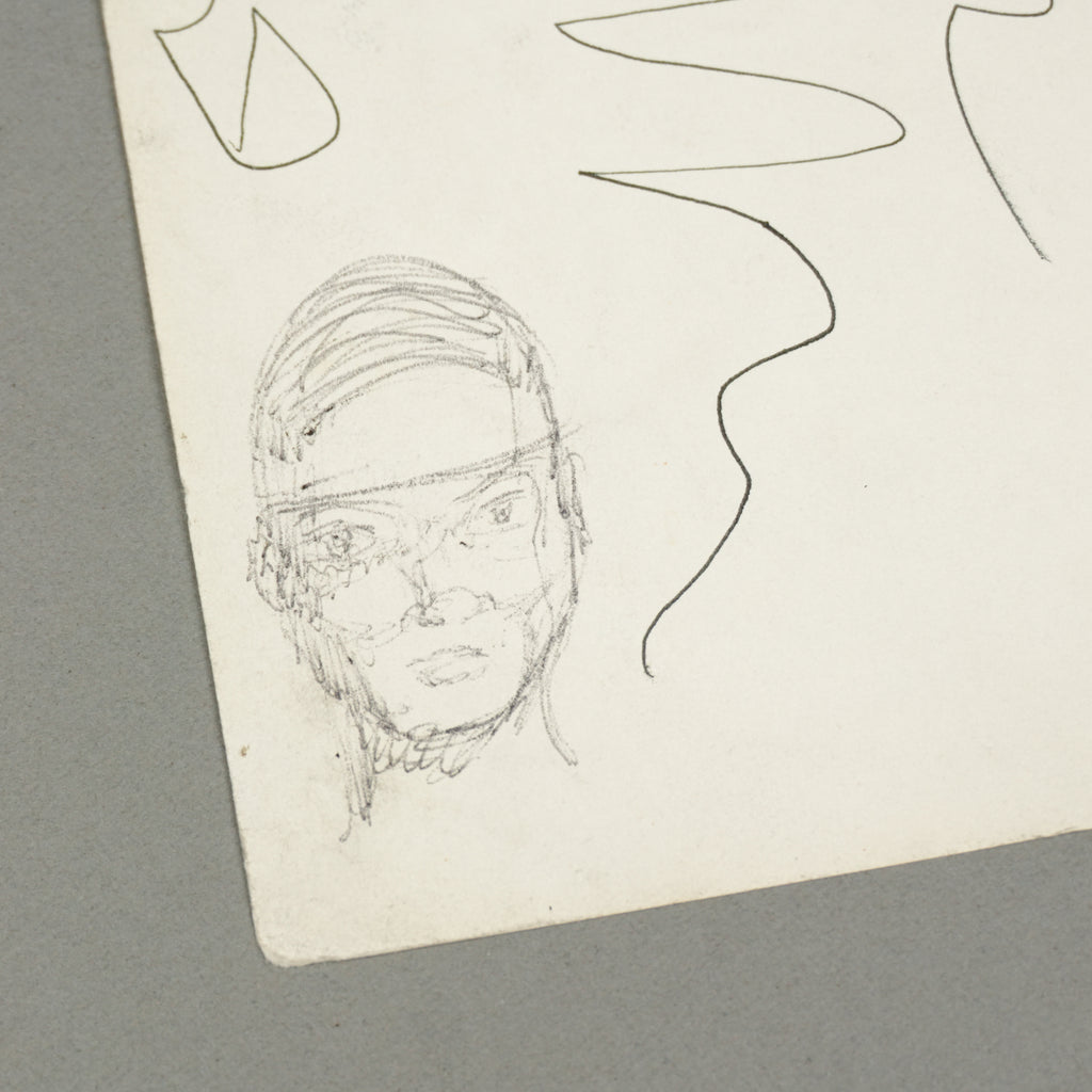 Kanye West - Original 9"x12" Handwritten Art Studies & Doodles Sheet [JSA]