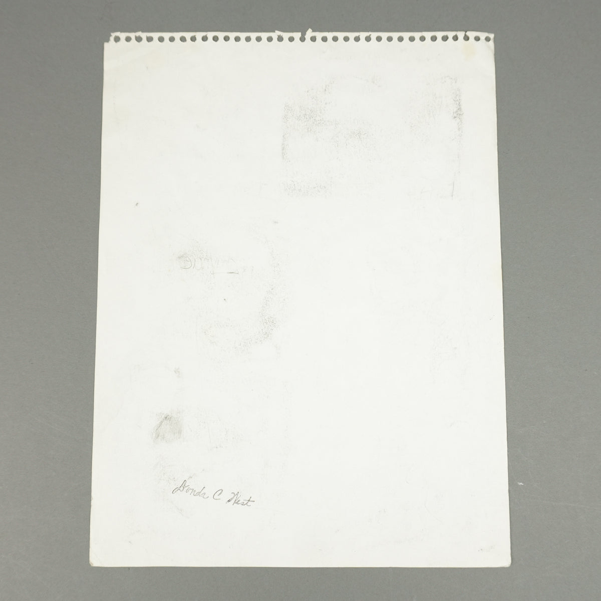 Kanye West - Original 9"x12" Handwritten Art Studies & Doodles Sheet [JSA]