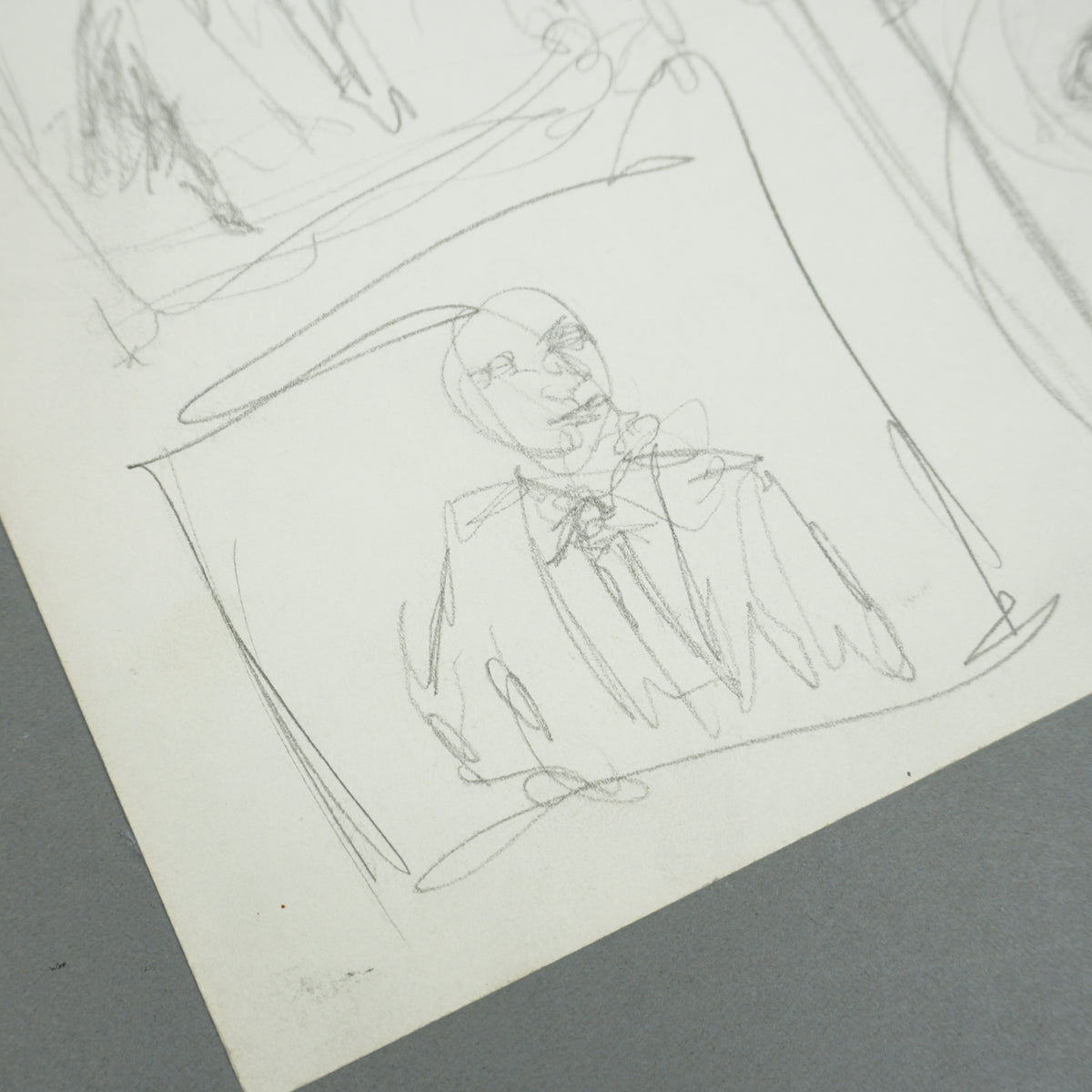 Kanye West - Original 9"x12" Facial & Landscape Art Studies Handwritten Sheet [JSA]