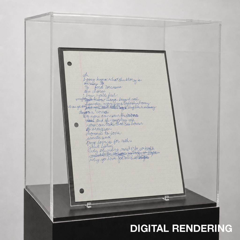 Kanye West - Handwritten "Kanye Keep It Real" Lyric Sheet [JSA]